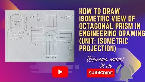 orthographic projection of octagonal prism