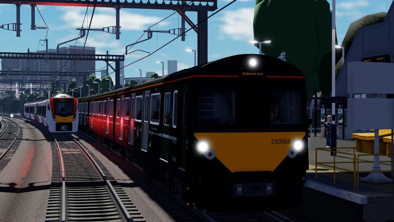 British Railway|Régional: Belmond Green➡️Brynmouth|Class 230 FWR UM3|Roblox 