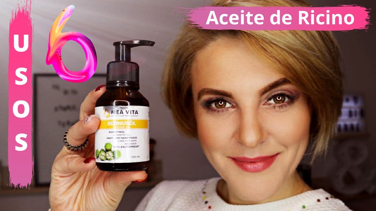 6 FORMAS de USAR el ACEITE de RICINO. BELLEZA🤩 y SALUD💖
