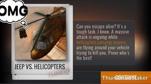 Jeep vs helicopter, Sniper 3D assassin shoot to kill Ahnselmman special ops #5