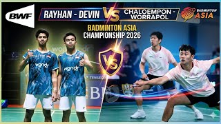 Badminton Asia Championship 2026 | Rayhan - Devin (INA) vs Chaloempon - Worrapol (THA) | Prediksi 