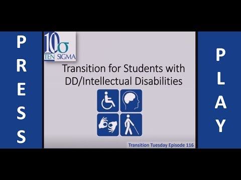 Transition for Students with Developmental Delays and Intellectual ...