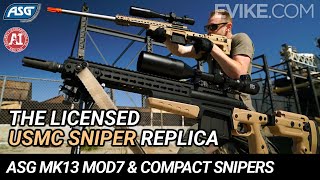 The Licensed USMC Sniper Replica - ASG MK13 Compact & MOD7 Bolt Action Airsoft Sniper Review