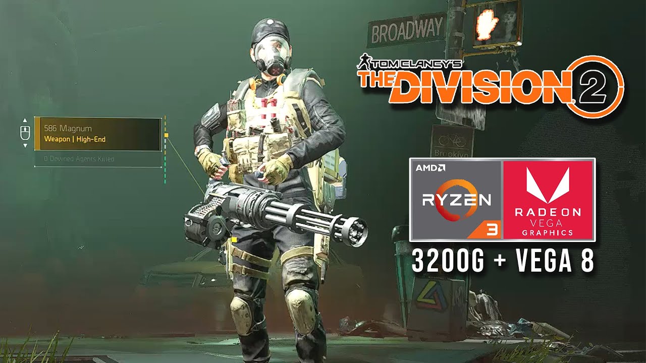 Tom Clancy's The Division 2 2020 - Benchmark & Gameplay | Ryzen 3 3200G + Vega 8 Graphics 2020