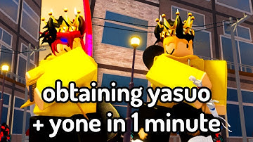 [AUT] Obtaining Yasuo + Yone in 1 minute"