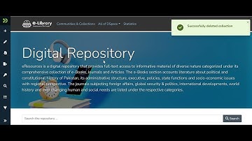 Delete Item in dSpace - Delete Collection is dSpace - Delete Community in dSpace