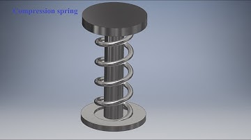 How to simulate Spring animation with inventor 2018