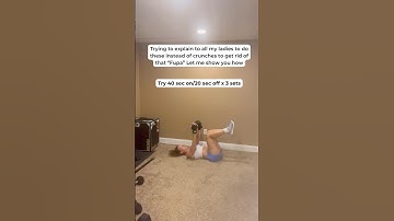 Hack to shrink your waist & flatten your belly pooch | Deep Core exercises #abs #core