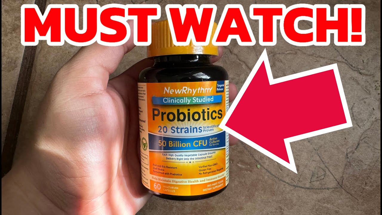NewRhythm Probiotics 50 Billion CFU 20 Strains, 60 Veggie Capsules (My Honest Review)