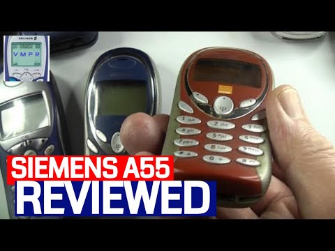 Review of Siemens A55 Mobile Phone from 2003