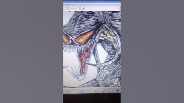 Old video coloring The Violator.  #youtubeshorts #art #drawing #comics #spawn