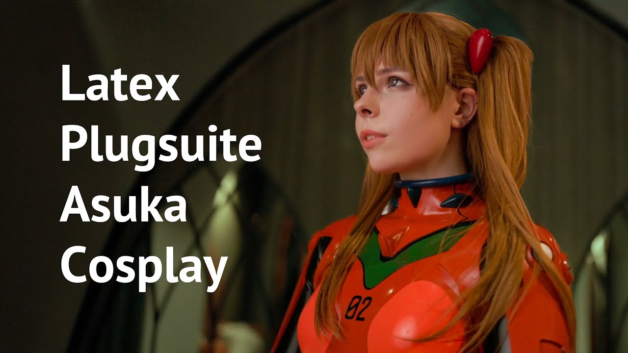 Latex Plugsuite Asuka Cosplay