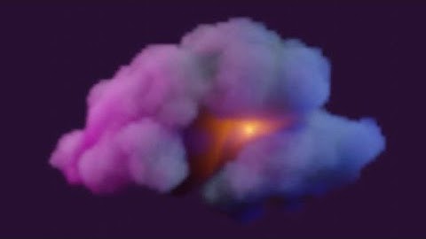 Blender 2.93 EEVEE | Volumetric cloud Render