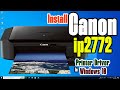 How to Download & Install Canon PIXMA ip2772 Printer Driver in Windows 10 PC or Laptop