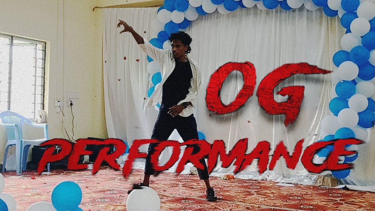 G F G C Srinivasapura College Day Final OG Performance By Allu Muni 2025