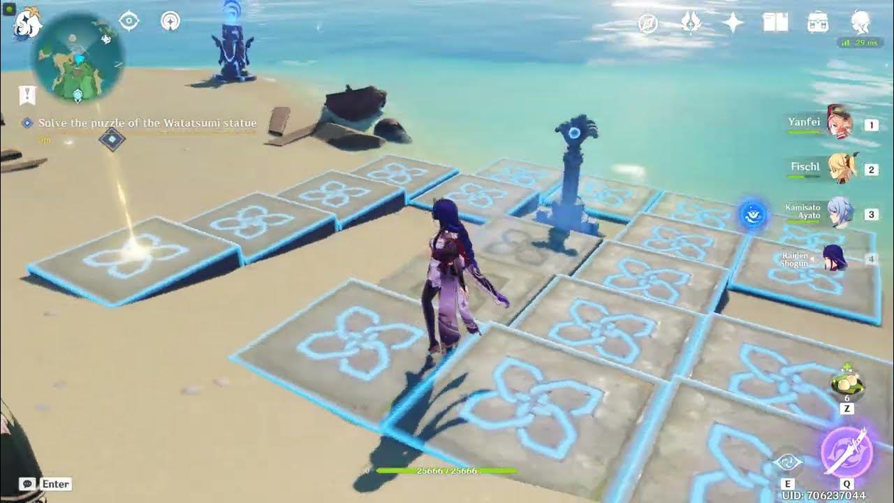 Solve the puzzle of the Watatsumi statue YouTube