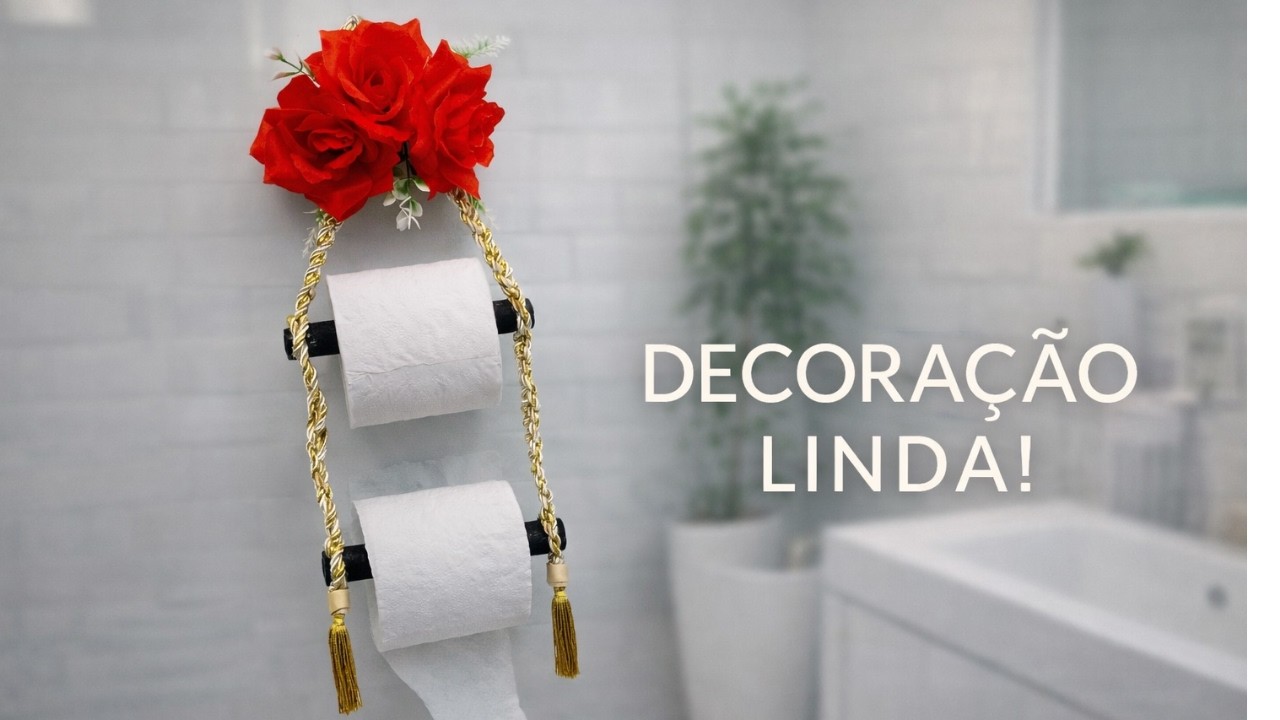 Você NÃO Vai Acreditar Nesse Porta Papel Higiênico Feito à Mão! 😍