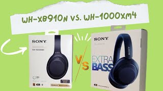 Comparando auriculares Sony WHXB910N vs Sony WH1000XM4