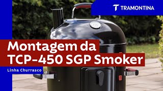 Churrasqueira a Carvão Tramontina Smoker TCP-450 3 em 1 | Tramontina