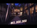 Luxury real estate tour 45m tropical modern mansion in miami beach
