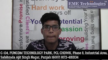 PYTHON training in mohali Indus university Student feedback yogender