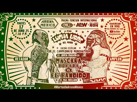 Resultados CMLL 17 de junio de 2025 - Martes de Arena México - CMLL vs. AEW/ROH
