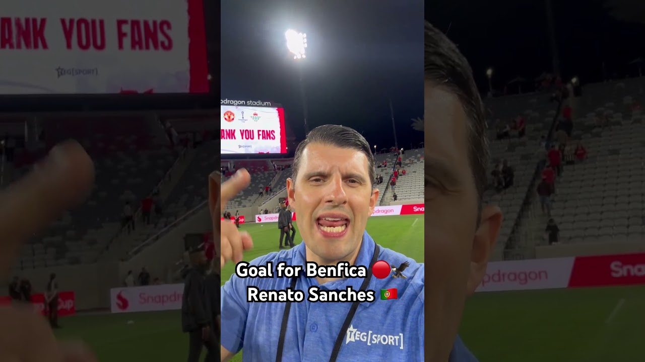 Goal for Benfica 🔴Renato Sanches 🇵🇹 