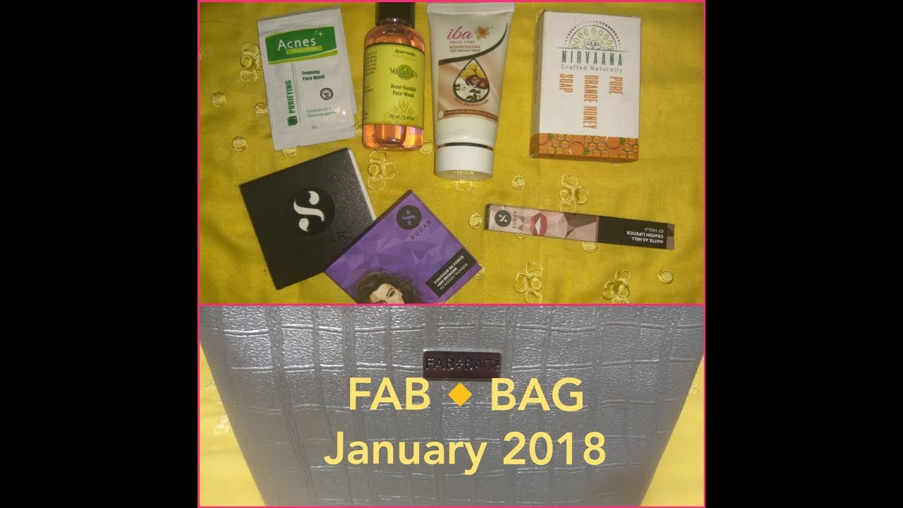 Jan 2018 FAB BAG || Worth buying || 2 Sugar products || awesome