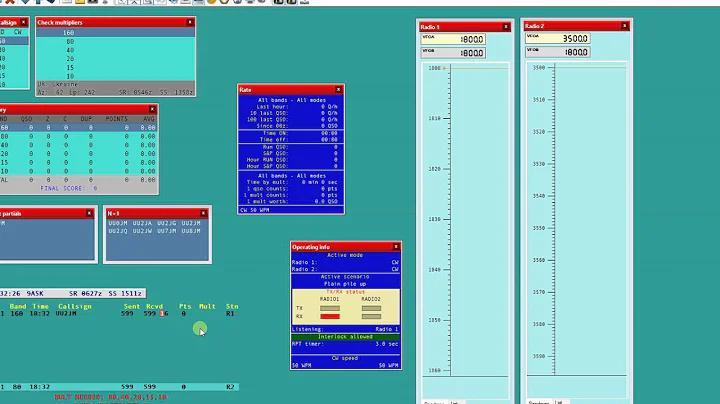 DXLog.net SO2R Morse Runner simulator