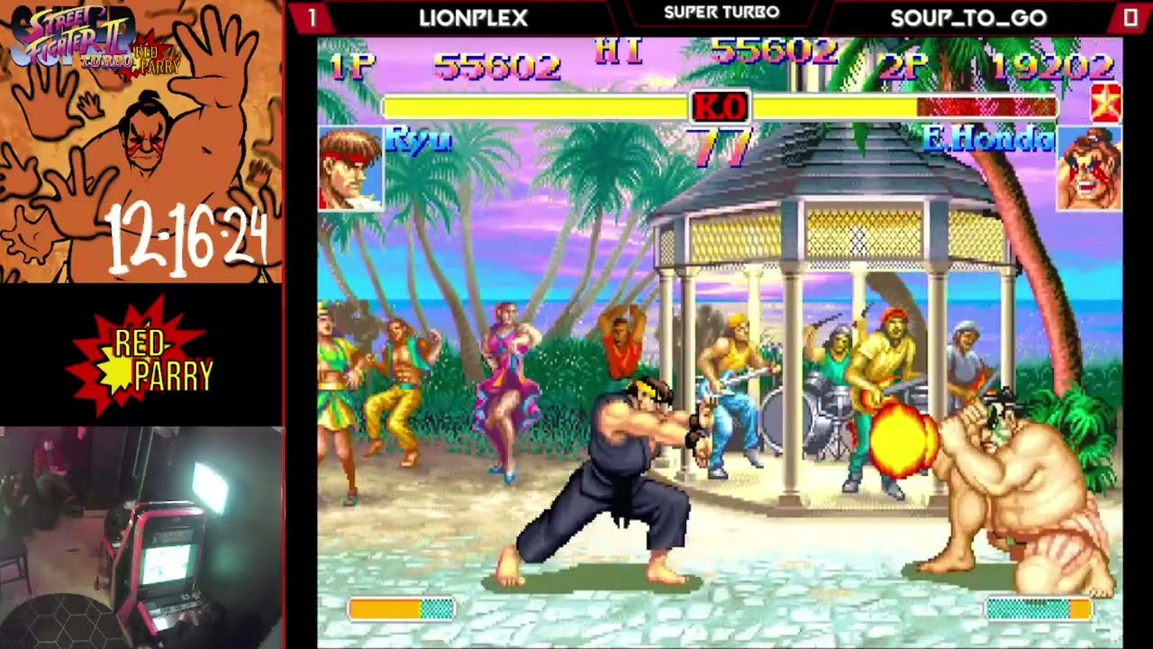 Lionplex (Ryu) vs SOUP_TO_GO (Honda) Super Street Fighter 2 Turbo - Red Parry NYC 12-16-24