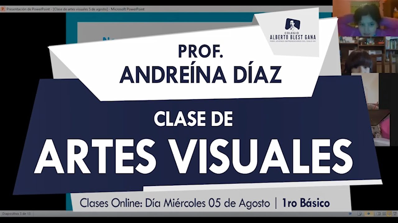 Clase de Artes Visuales - 1ro Básico - Prof. Andreína Díaz