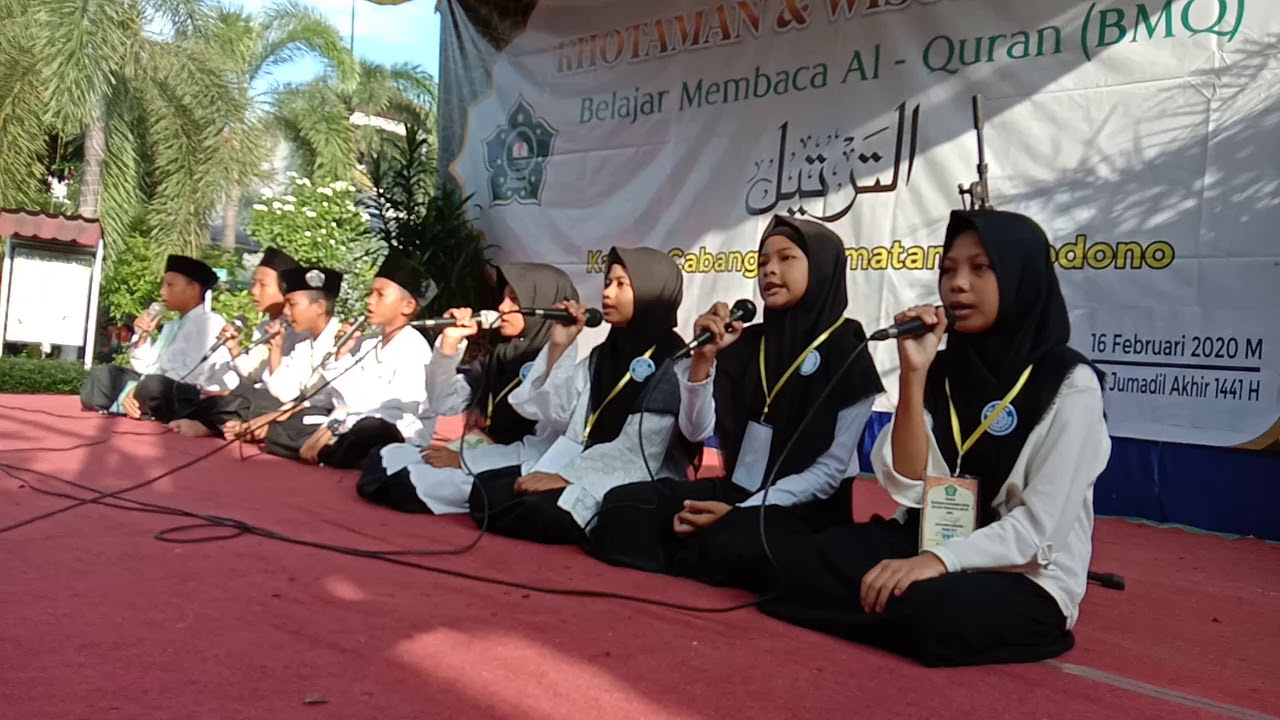 Pembacaan Khotmil Qur'an BMQ At Tartil Sukodono - YouTube