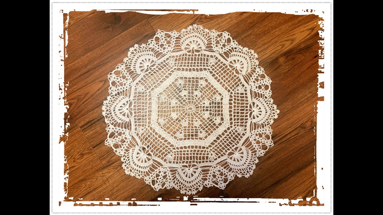 How to crochet octagon doily Part 1 of 2