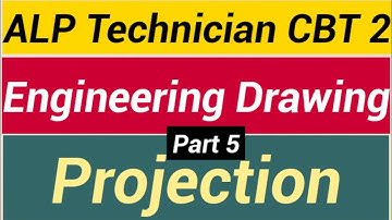 Projection Part 5 for engineering drawing| Basic science and Engineering | RRB ALP Technician CBT 2