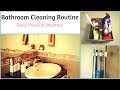 How To Clean a Bathroom- Bathroom Cleaning Routine