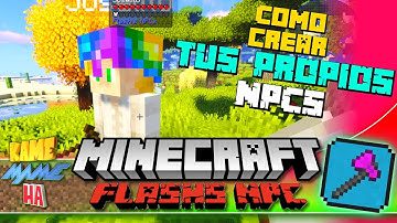 Crear personajes o NPCs en Minecraft - Parte 1/5 - Tutorial Flash