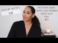 RESTORATION HARDWARE, CB2, POTTERY BARN, CRATE AND BARREL, AND WEST ELM SHOP WITH ME | HOME DECOR