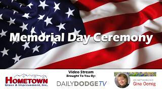 - LIVE - 2026 Memorial Day Ceremony - Beaver Dam, Wisconsin