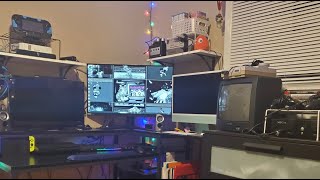 My Gaming Room Setup!
In this video, I show you guys my gaming room setup as well as how I record my gameplay!
List of consoles in the video for anyone curious:
NES
SNES
N64
GameCube
Wii
Wii U
Switch
Xbox
PS3
(PS1/PS2 are not hooked up)
Music used:
Tetris 99 : https://youtu.be/63hoSNvS6Z4 My Gaming Room Setup!