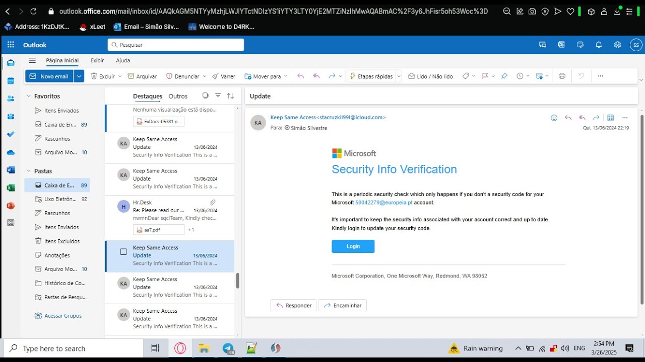 Office 365 FUD Sender Inbox 2025 | FUD Scampage