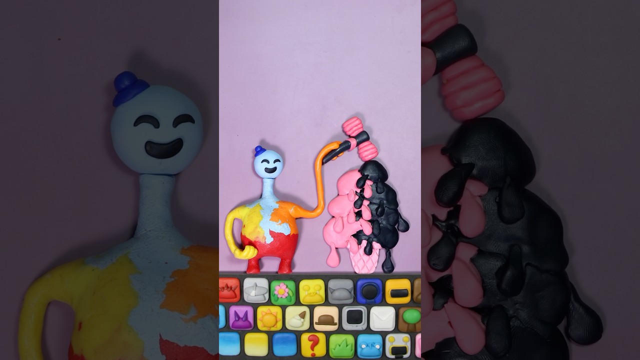 Doey made Black Pink Ice Cream Cone from Sprunki Pinki x Black!