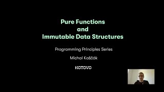 Pure functions and immutable data structures | Hotovo