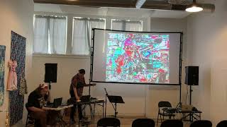 2025-06-21 film + music: experimental film with improvised score featuring Out-Laws