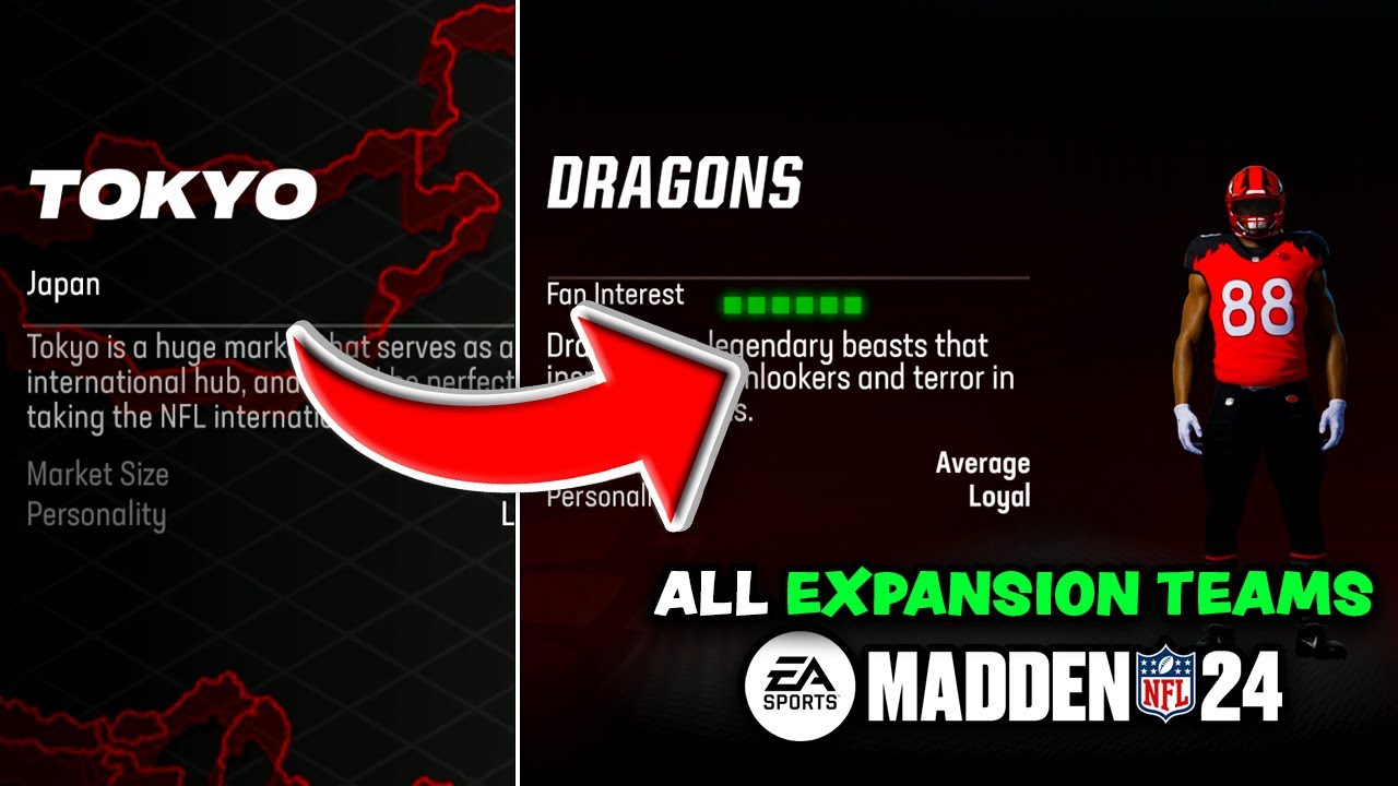 Every Expansion Team In Madden 24 Next Gen *NEW TEAMS*