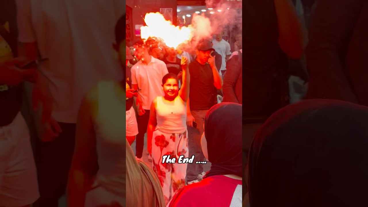 شاهد طفلة صغيرة تحر*ق رويبة في احتفال نجاح البكالوريا ❤️