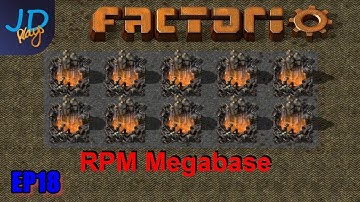 Factorio 0.17 Ep18 Bots, heb je Ted al ontmoet? | RPM Megabase