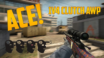 ACE! [1v4 clutch with AWP] | CSGO Realm