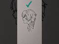how to draw hair #sketch #tutorial #drawings #sketchbook#art #shorts #desenho