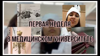 Первая неделя учебы в медицинском университете!