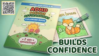 SK Paixao Art Books: ADHD Positive Affirmations  Coloring Book for Kids  Calm, Focus & Confidence screenshot 4